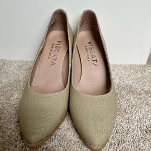 Viscata Roses Espadrille Wedges